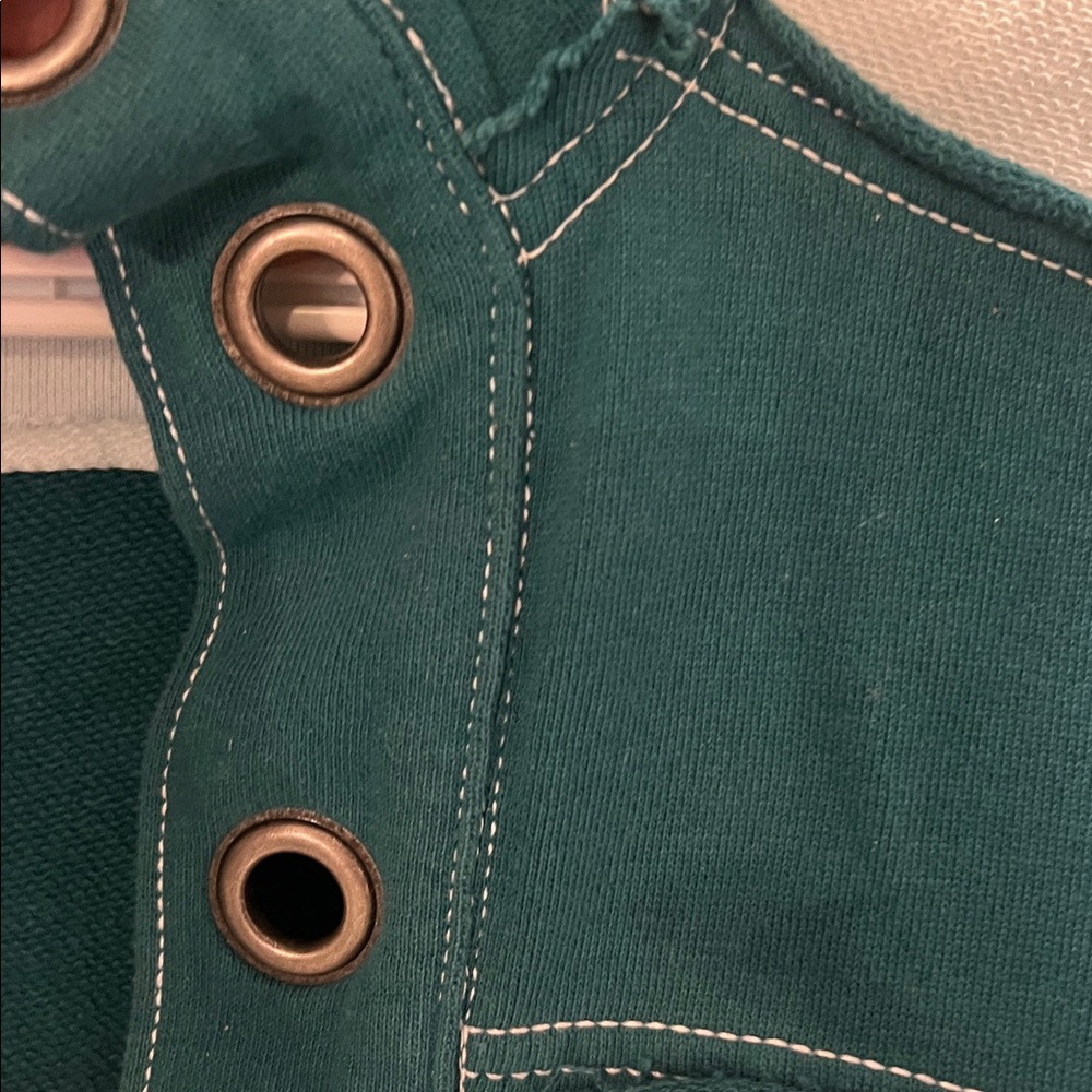 Pilcro NWOT Teal and pale blue Knit PULL OVER - Picture 6 of 11